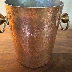 Mauviel Copper and Brass Wine Cooler-Substantial!!